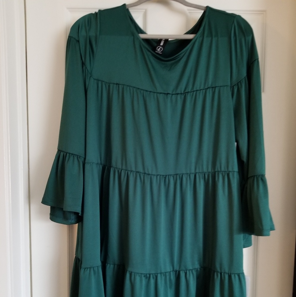 Agnes and Dora (A&D) Green Holiday Dress